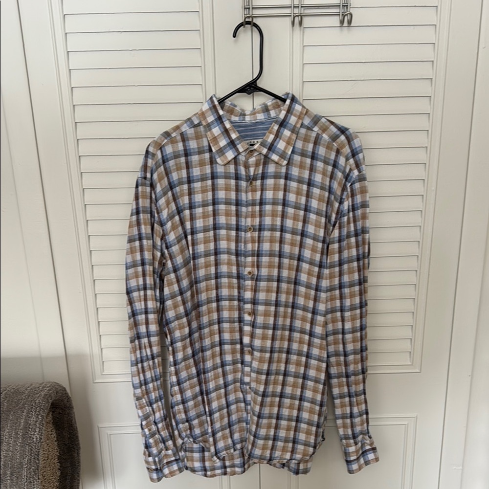 Joseph Abboud Linen Button Down Shirt